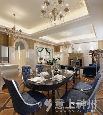 裝飾裝修,歐式新古典風(fēng)格,餐廳裝修,裝修設(shè)計(jì),裝修效果